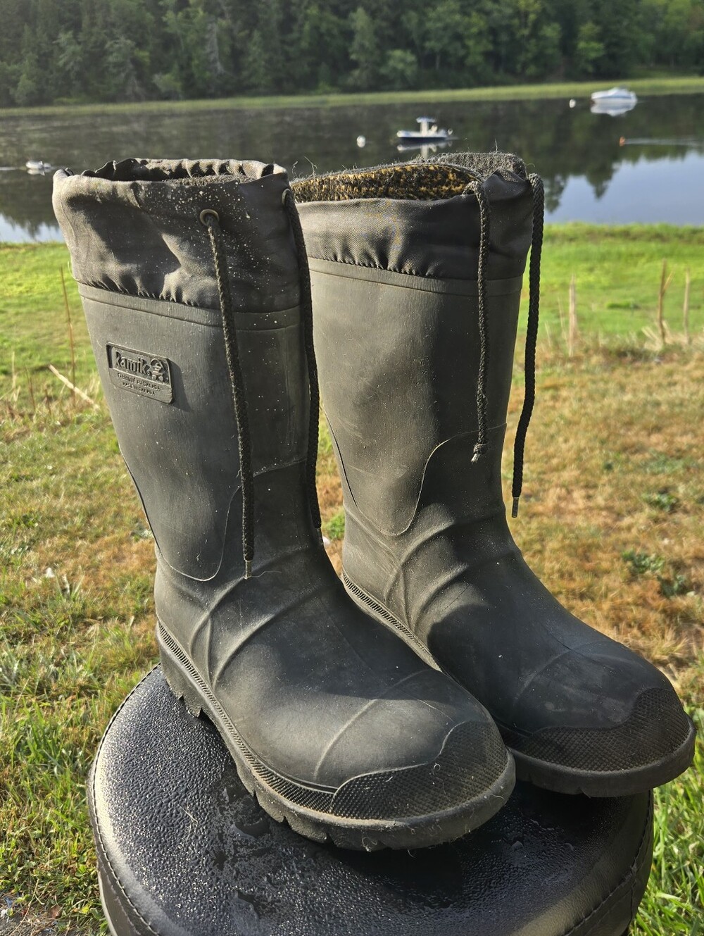 Kamik Men’s Black Waterproof Rain & Snow Boots